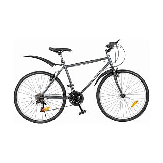 Велосипед горный Ecos Compass, 18,5 ", 18 скоростей, черный фото