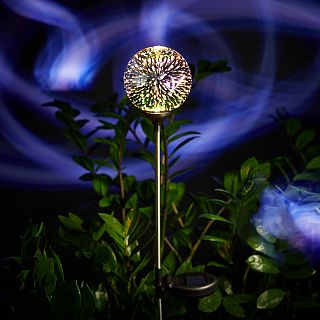 Светильник садовый Lamper 3D Шар, на солнечной батарее, 3 Вт, IP44, 650 мм фото