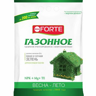 Удобрение Bona Forte газонное 4,5 кг фото