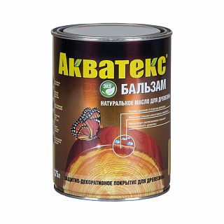 Натуральное масло для дерева Акватекс Бальзам, матовое, 0,75 л, бесцветное фото