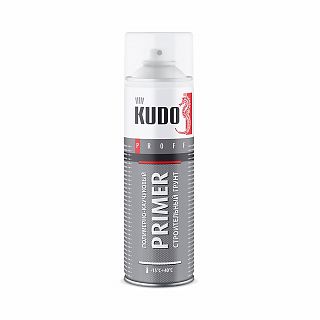 Грунт-аэрозоль строительный полимерно-каучуковый Kudo Primer Proff, 650 мл фото
