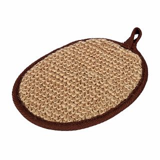 Мочалка овальная из рами Банные штучки, 11 x 16 см фото