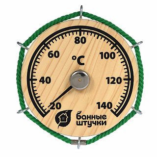 Термометр для бани Банные штучки Штурвал фото