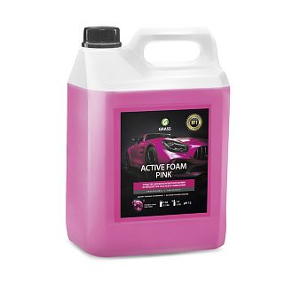 Активная пена Grass Active foam pink для бесконтактной мойки 1 л фото