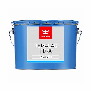 Краска алкидная Tikkurila Temalac FD 80 (Темалак ФД 80) TCL, глянцевая, 18 л фото