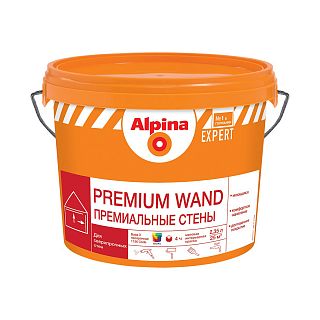 Краска интерьерная Alpina Expert Premium Wand, база 1, белая, 2,5 л фото