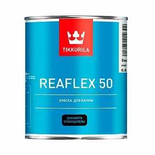 Краска для ванны копонент А эпоксидная Reaflex 50 (Реафлекс 50) TIKKURILA 0,8 л белая фото