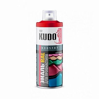 Аэрозольная краска для металлочерепицы и профнастила Kudo KU-06005R, 520 мл, зеленый мох фото