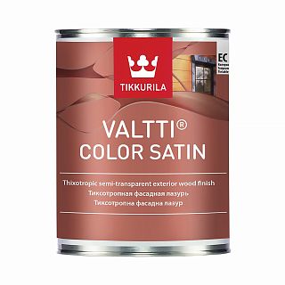Антисептик для дерева Valtti Color Satin (Валтти Колор Сатин) TIKKURILA 9л бесцветный фото