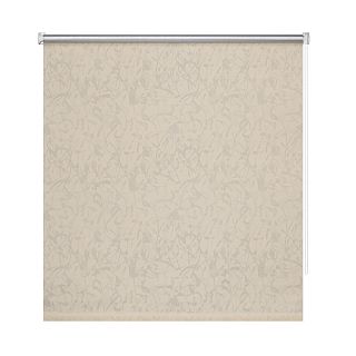 Рулонная штора Decofest Муар бежевый, блэкаут, 40 x 175 см фото