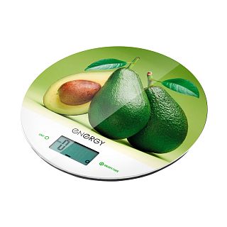 Весы кухонные электронные Energy EN-403, до 5 кг, авокадо фото