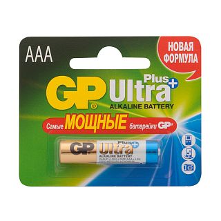 Батарейка GP Ultra Plus Alkaline 24AUP-2CR1, типоразмер ААА, 1 шт фото