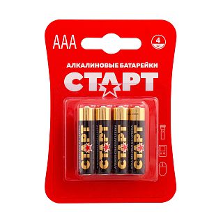 Батарейка Старт LR03-BL4, типоразмер AAA, 4 шт фото