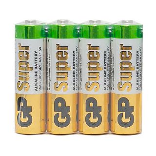 Батарейка GP Super Alkaline 15ARS-2SB4, типоразмер АА, 4 шт фото