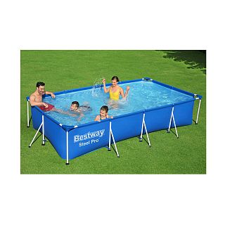 Бассейн каркасный Bestway Steel Pro, 400 x 211 x 81 см, 5700 л фото
