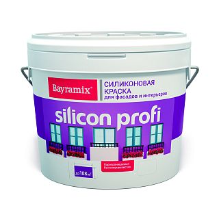 Краска для фасадов и интерьеров силиконовая Bayramix Silicon Profi, база A, белая, 0,9 л фото