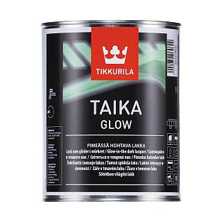 Лак светящийся в темноте Taika Glow (Тайка Глоу) TIKKURILA 0,33 л фото
