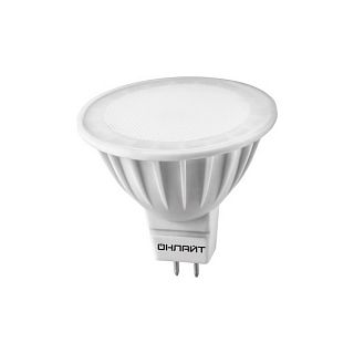 Лампа светодиодная LED Онлайт MR16, 10W, 4000 K, GU5.3, холодный свет фото