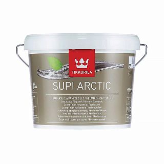 Защитный состав для бань и саун перламутр Supi Arctic (Супи Арктик) TIKKURILA 0,9 л бесцветный фото