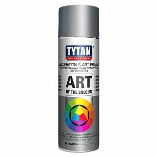 Грунт-аэрозоль праймер Tytan Professional Art of the color, серый, 400 мл фото