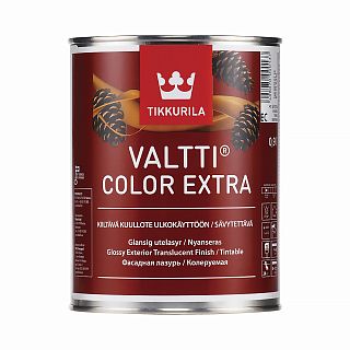 Фасадная лазурь Valtti Color Extra (Валтти Колор Екстра) TIKKURILA 0,9л бесцветный фото