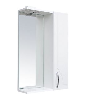 Шкаф с зеркалом для ванной Sanita Идеал-01, 80 x 52 x 17,6 см фото