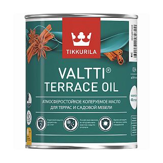 Масло для террас Valtti Terrace Oil (Валтти) TIKKURILA 9 л бесцветное (база ЕС) фото