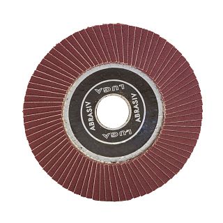 Круг лепестковый торцевой Луга - Абразив КЛТ1 P 100 (№16) 125 x 22 мм фото