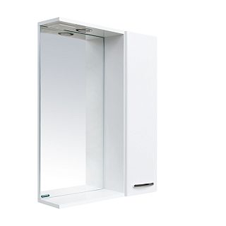 Шкаф с зеркалом для ванной Sanita Лагуна-01, 80 x 60,5 x 17,6 см фото