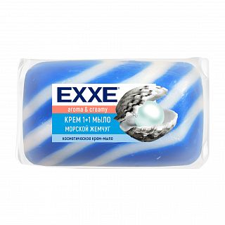 Туалетное крем-мыло EXXE 1+1, морской жемчуг, 1 шт x 80 г фото