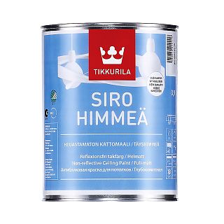 Краска акрилатная Siro Himmea (Сиро Химеа Сиро Мат) TIKKURILA  9л белый (база А) фото