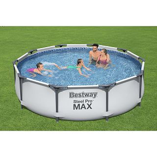 Бассейн каркасный Bestway Steel Pro Max, 305 x 76 см, 4678 л фото