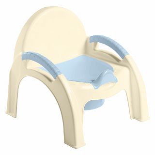 Горшок-стульчик Пластишка, 310 x 300 x 300 мм, светло-голубой фото