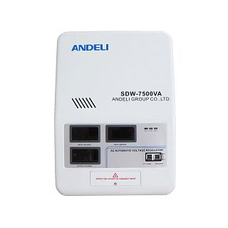 Стабилизатор напряжения Andeli SDW-7500VA, электромеханический фото