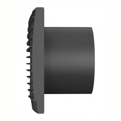 Вентилятор осевой вытяжной DiCiTi Silent 5C Matt black, с обратным клапаном, D 125 мм, 10 Вт фото