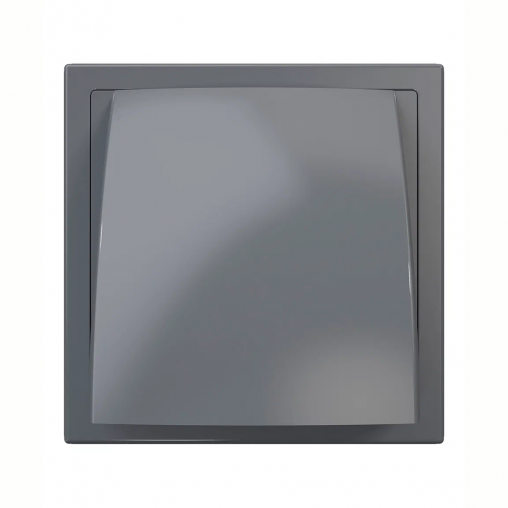 Выход стенной вытяжной Era 1515К10ФВ сер, 150 x 150 мм, с обратным клапаном, с фланцем D 100 мм фото