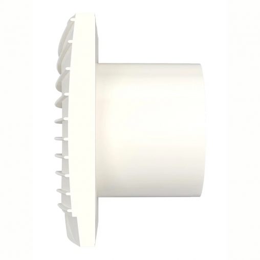 Вентилятор осевой вытяжной DiCiTi Silent 4C Ivory, с обратным клапаном, D 100 мм, 8,4 Вт фото