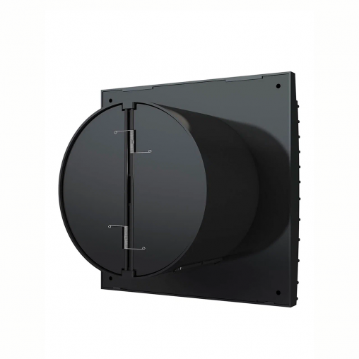 Вентилятор осевой вытяжной DiCiTi Silent 5C Matt black, с обратным клапаном, D 125 мм, 10 Вт фото