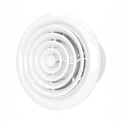 Вентилятор осевой вытяжной Auramax RF 4C, c обратным клапаном, D 100 мм, 14 Вт фото