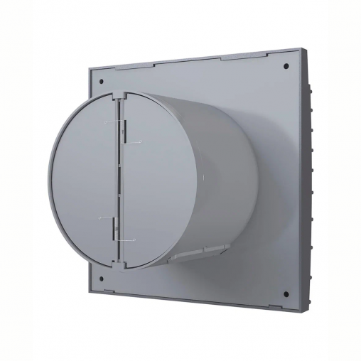 Вентилятор осевой вытяжной DiCiTi Silent 5C Dark Gray metal, с обратным клапаном, D 125 мм, 10 Вт фото