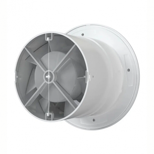 Вентилятор осевой вытяжной Auramax RF 4C, c обратным клапаном, D 100 мм, 14 Вт фото