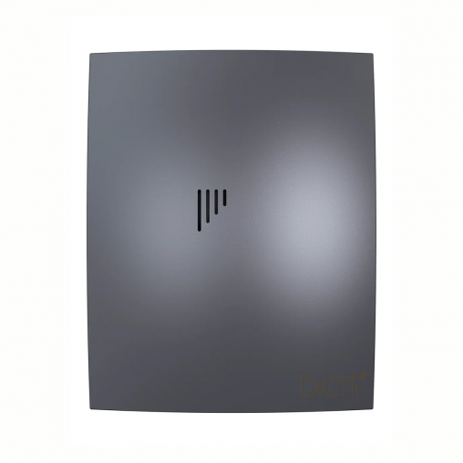 Вентилятор осевой вытяжной DiCiTi Breeze 4C Dark Gray metal, с обратным клапаном, D 100 мм, 9 Вт фото