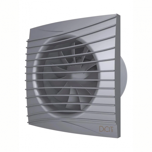 Вентилятор осевой вытяжной DiCiTi Silent 5C Dark Gray metal, с обратным клапаном, D 125 мм, 10 Вт фото