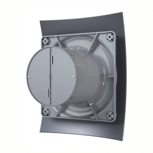 Вентилятор осевой вытяжной DiCiTi Breeze 5C Dark gray metal, с обратным клапаном, D 125 мм, 13 Вт фото