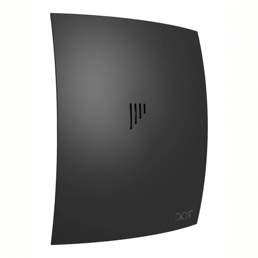 Вентилятор осевой вытяжной DiCiTi Breeze 5C Matt black, с обратным клапаном, D 125 мм, 13 Вт фото