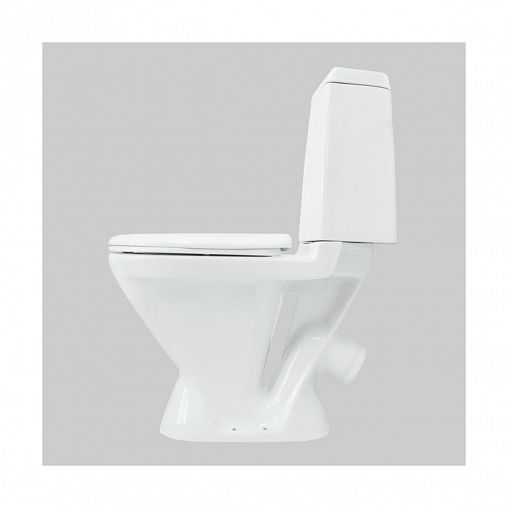 Унитаз напольный ободковый Sanita Кама Стандарт, 65 x 35 x 81 см, белый фото