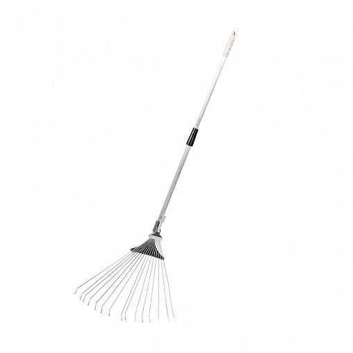 Грабли веерные регулируемые Berchouse, телескопические, 15 зубьев, 169 см фото