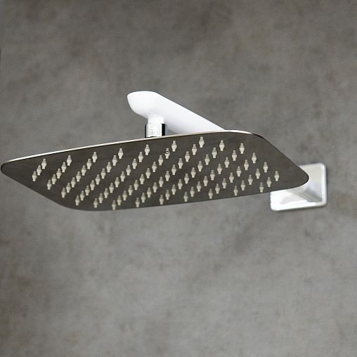 Душевая система Lemark Melange LM4922CW, встраиваемая, однорычажная, белая/хром фото