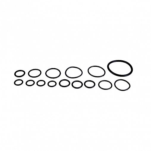 Набор колец для арматуры и резьбовых фитингов MasterProf, под американку, набор 15 предметов фото