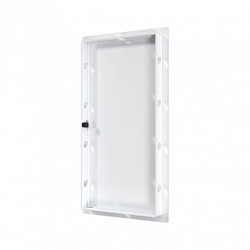 Люк-дверца ревизионная Evecs L1530N, ABS-пластик, нажимная, с фланцем 150 x 300 мм, 172 x 322 мм фото